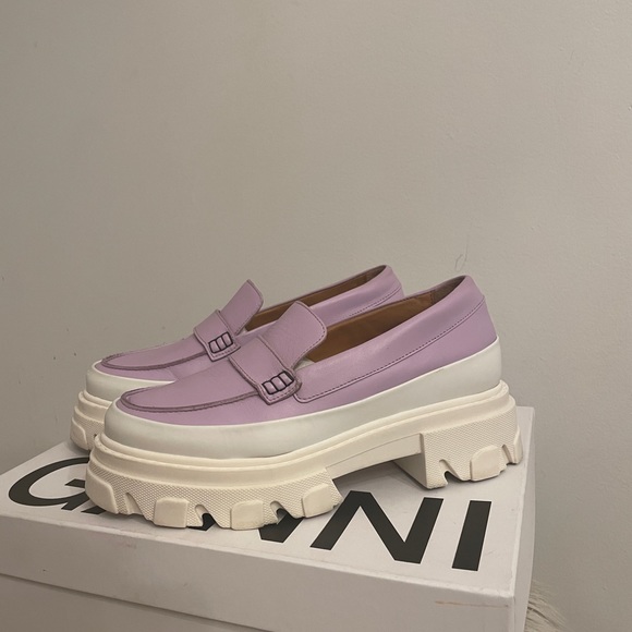 Ganni Orchid Blossom Chunky Loafer size 39(9) - Picture 2 of 7